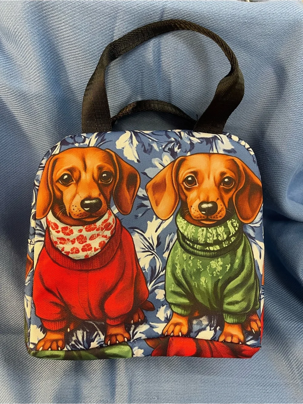 Dachshunds Small Insulated Lunch Tote